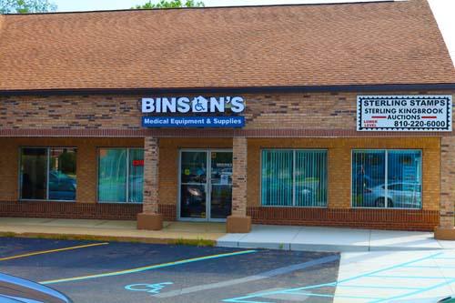 Binson's Medical Equipment and Supplies at 455 E Grand River Ave #206