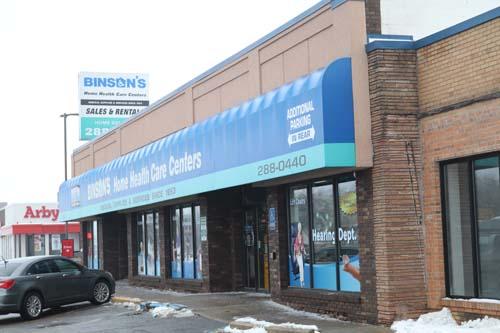 Binson's Medical Equipment and Supplies at 30475 Woodward Ave